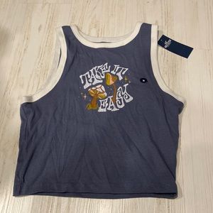 Hollister “take it easy” tank with mushrooms